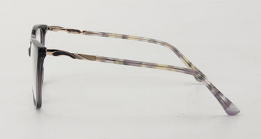 Women Urban Eyeglasses:  Chelsea - Grey - SpaceSMART Eye Clinic (Side View)